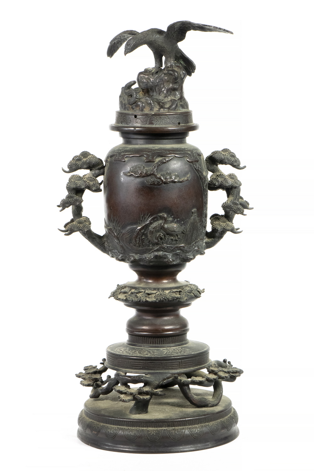 JAPANESE BRONZE CENSER Meiji Period