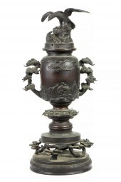 JAPANESE BRONZE CENSER Meiji P