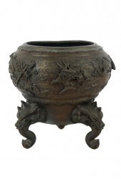 JAPANESE BRONZE CENSERcircular