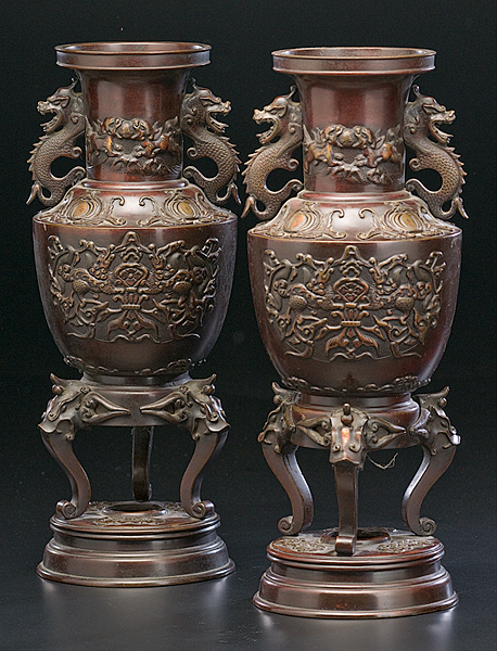 Japanese Bronze Censors Japanese