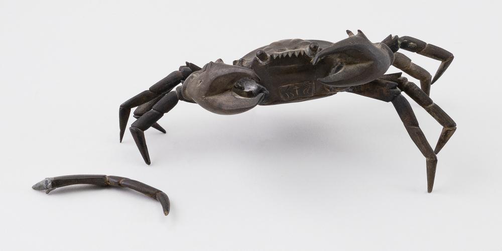 JAPANESE BRONZE CRAB LATE MEIJI