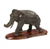 JAPANESE BRONZE ELEPHANT, EARL