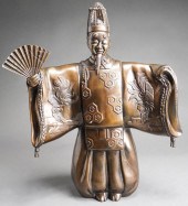 JAPANESE BRONZE FIGURE OF ACTO