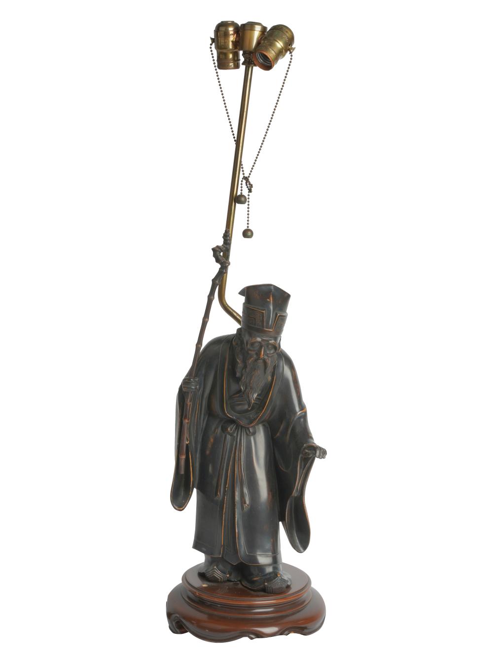 JAPANESE BRONZE FIGUREsigned;