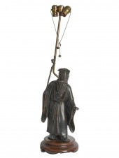 JAPANESE BRONZE FIGUREsigned;