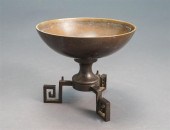 JAPANESE BRONZE FOOTED BOWLJap