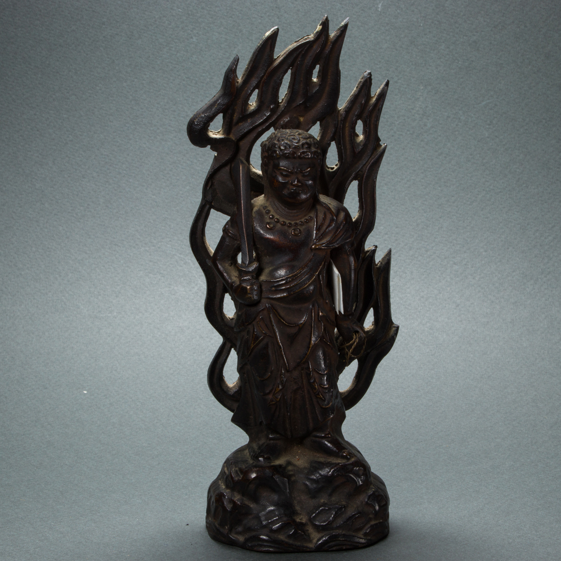 JAPANESE BRONZE GUARDIAN FIGURE