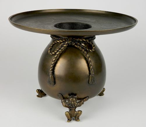 JAPANESE BRONZE IKEBANA