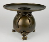 JAPANESE BRONZE IKEBANA VASEJa