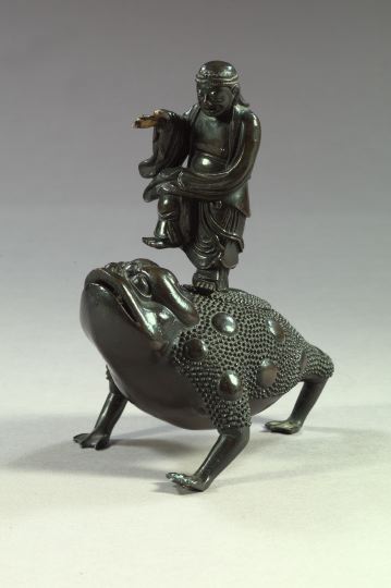 Japanese Bronze Incense Burner in
