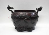 JAPANESE BRONZE JARDINIERE, ME
