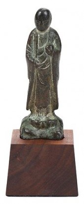 JAPANESE BRONZE JIZO BOSATSU F