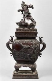 JAPANESE BRONZE KORO (CENSER)