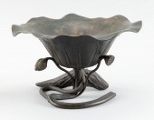 JAPANESE BRONZE LOTUS-FORM IKE