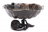 JAPANESE BRONZE LOTUS & FROG I