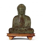 JAPANESE BRONZE MEDITATION BUD