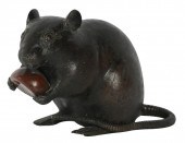 JAPANESE BRONZE MOUSE FIGUREPr