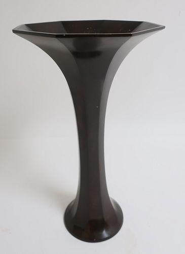 JAPANESE BRONZE OCTAGONAL TRUMPET