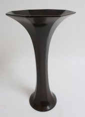 JAPANESE BRONZE OCTAGONAL TRUM