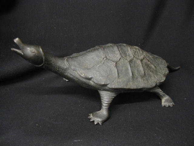Japanese Bronze of a Turtle