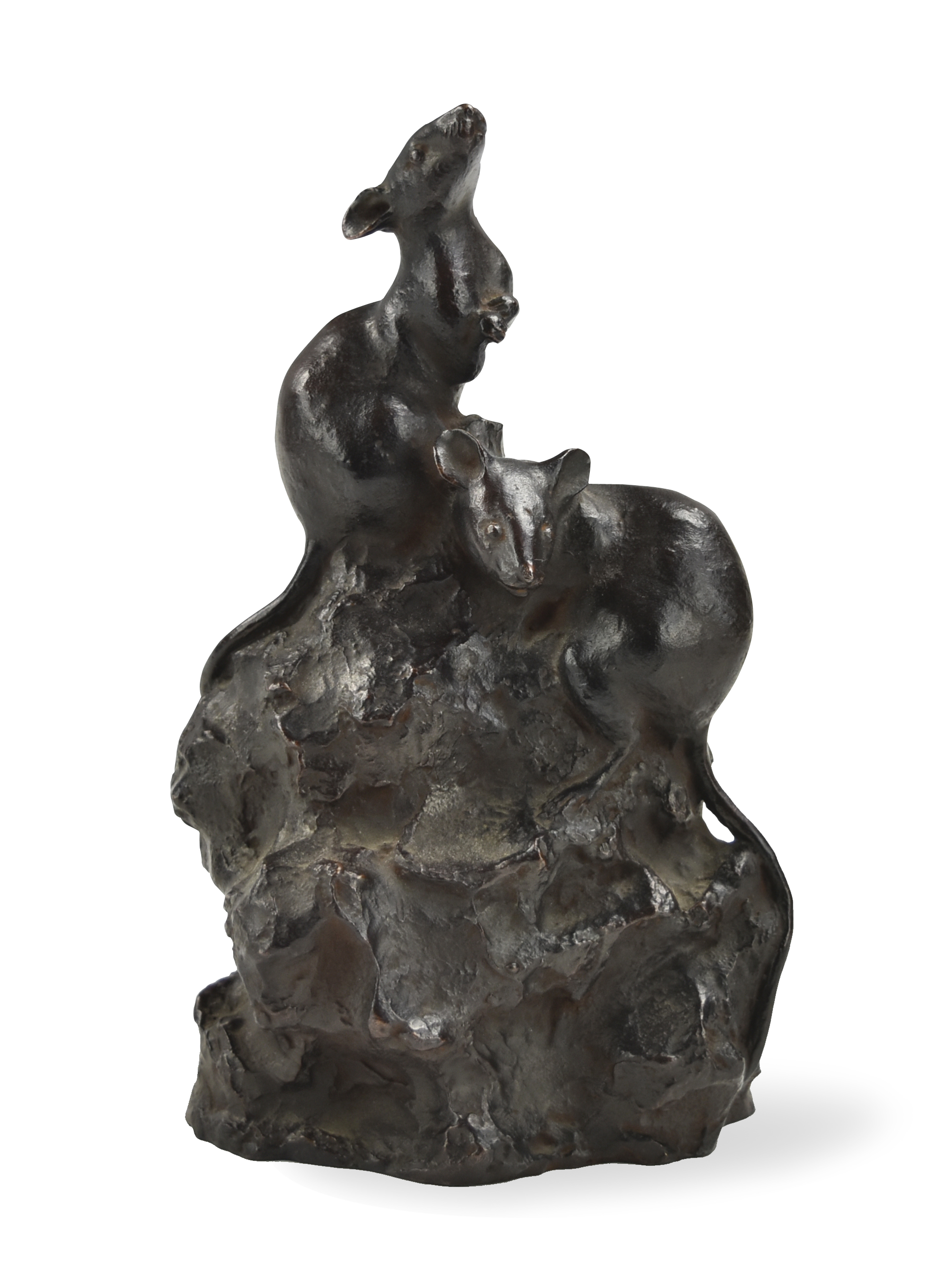 JAPANESE BRONZE OKIMONO-RAT