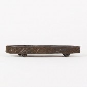 JAPANESE BRONZE OVAL BONSAI TR