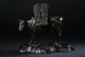 JAPANESE BRONZE OX-FORM CENSER