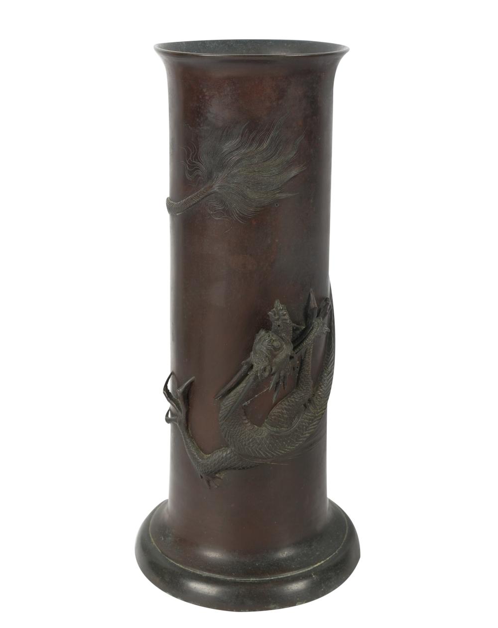 JAPANESE BRONZE PILLARJapanese