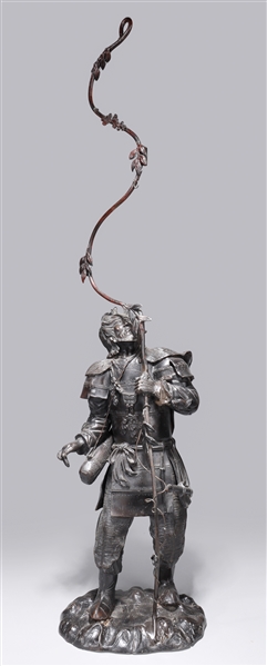 Japanese bronze sculpture of a
