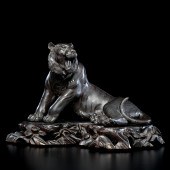 Japanese Bronze Tiger Japanese