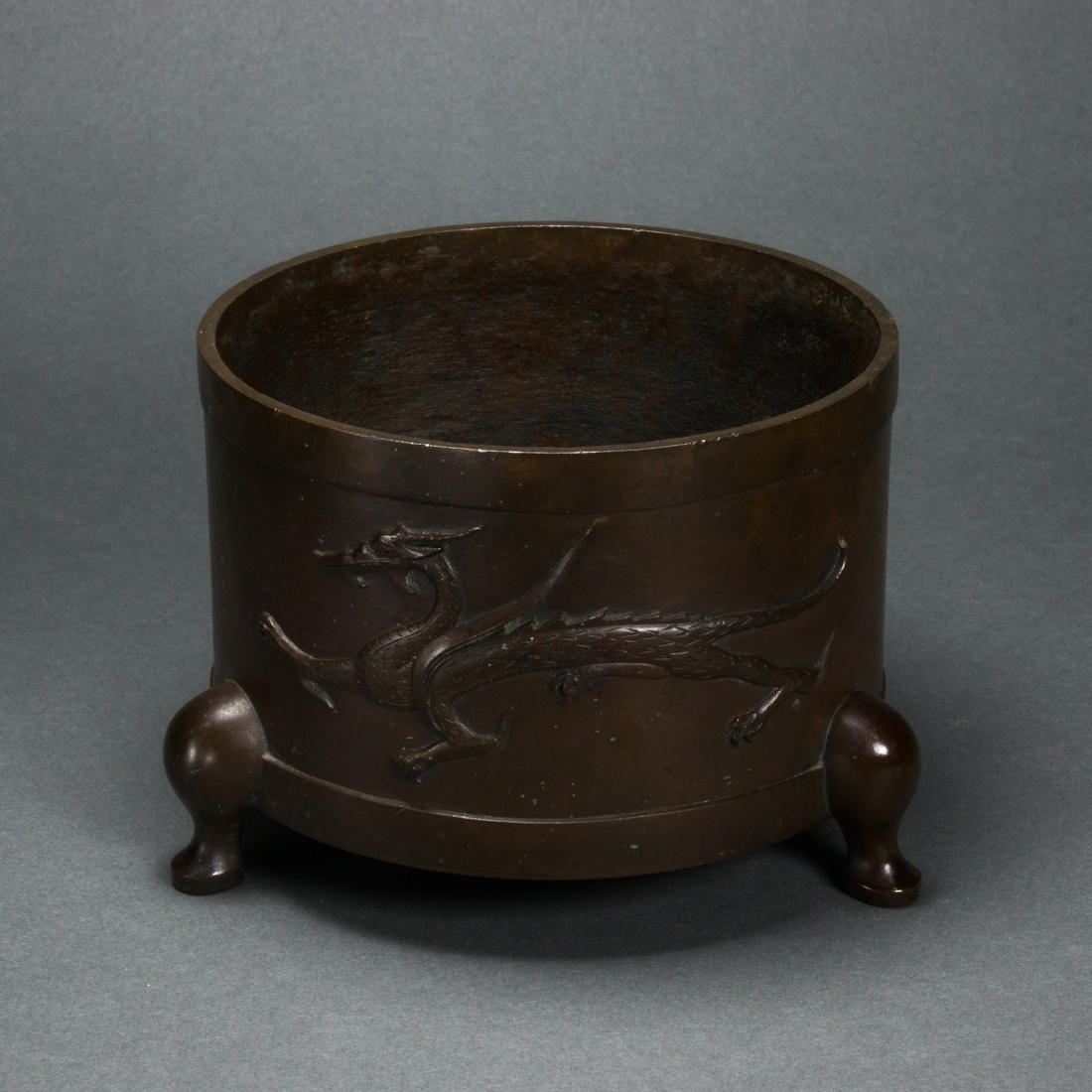 JAPANESE BRONZE TRIPOD CENSER