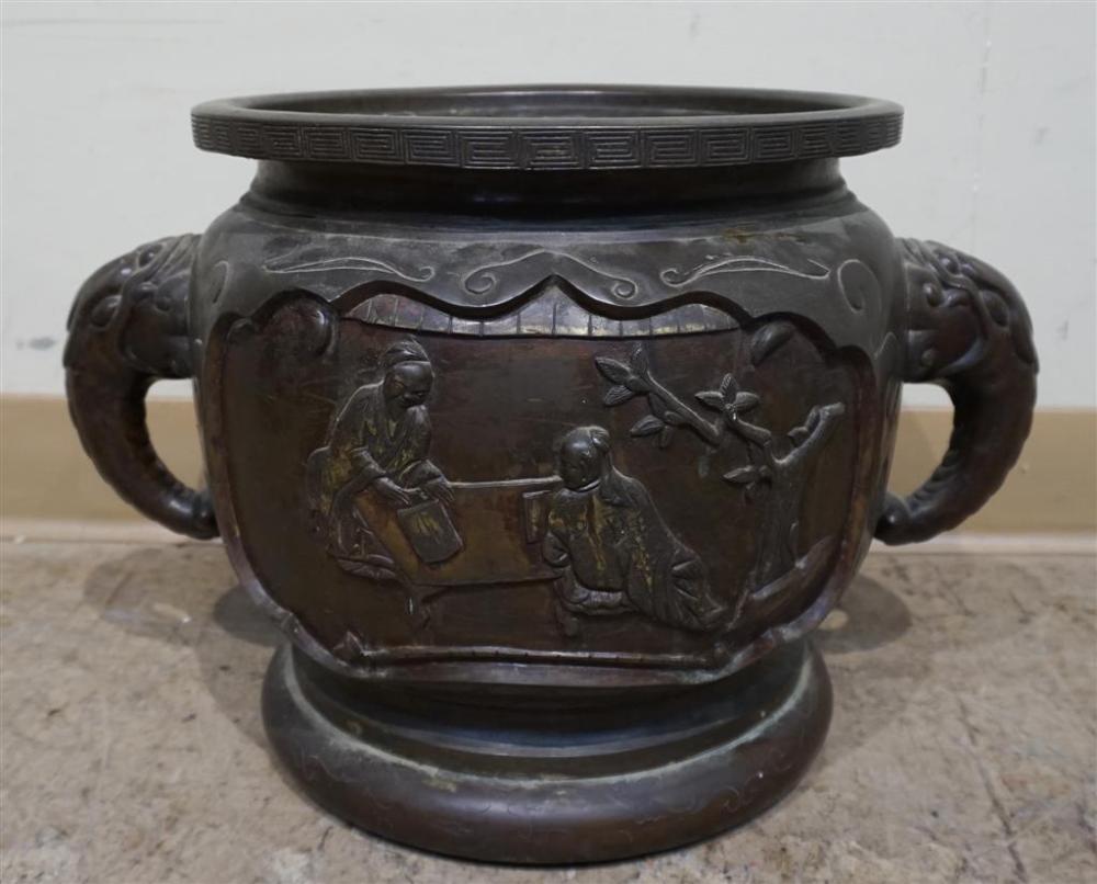 JAPANESE BRONZE TWO HANDLE
