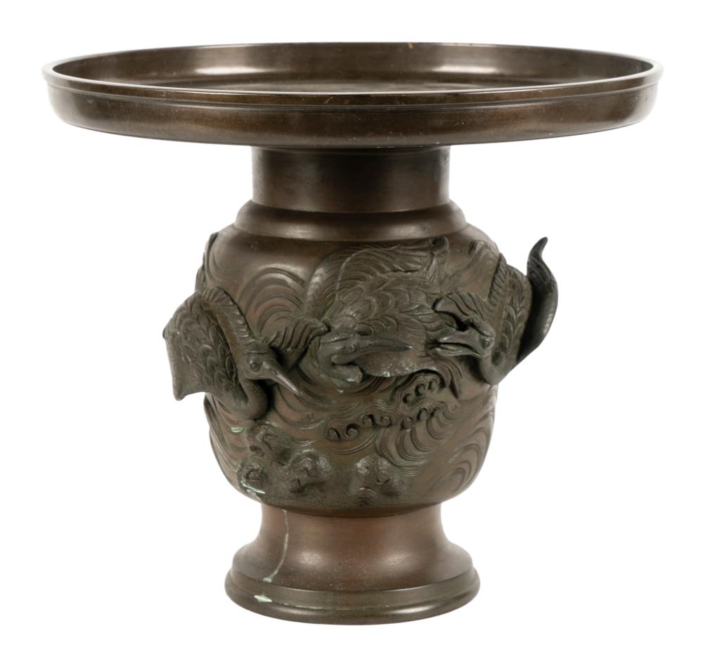 JAPANESE BRONZE USABATA IKEBANA