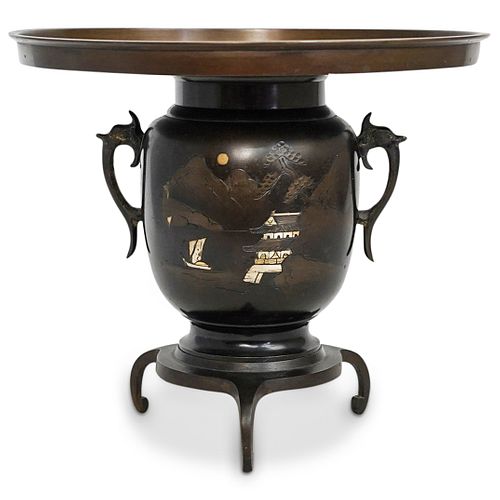 JAPANESE BRONZE USUBATA IKEBANA