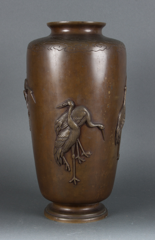 Japanese bronze vase 19th