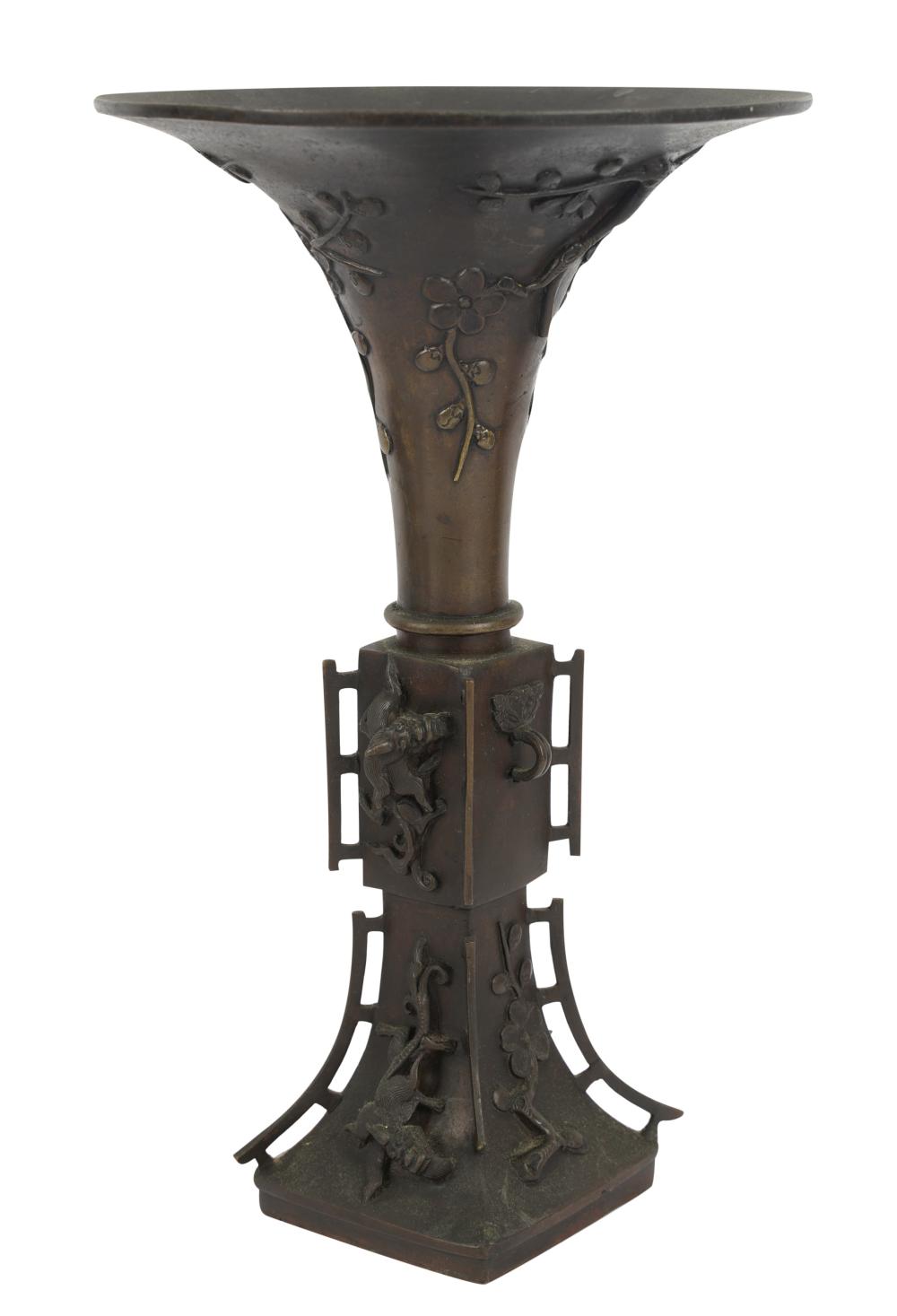 JAPANESE BRONZE VASEJapanese Bronze