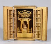 Japanese Butsudan shrine, blac