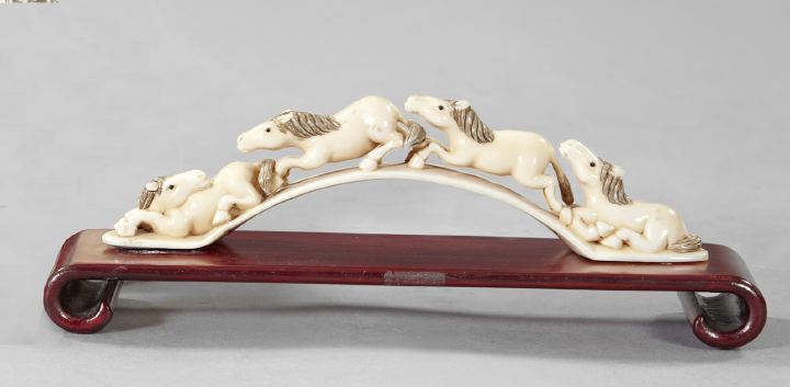 Japanese Carved and Engraved Tusk
