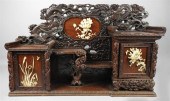 JAPANESE CARVED CAMPHOR WOOD H