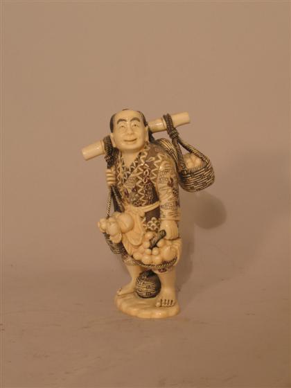 Japanese Carved Figure of Fruit