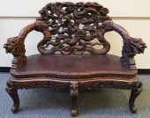 JAPANESE CARVED HINOKI WOOD 'D