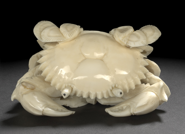 Japanese Carved Ivory Figure of a