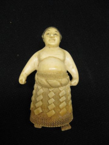 Japanese Carved Ivory Figurine of a