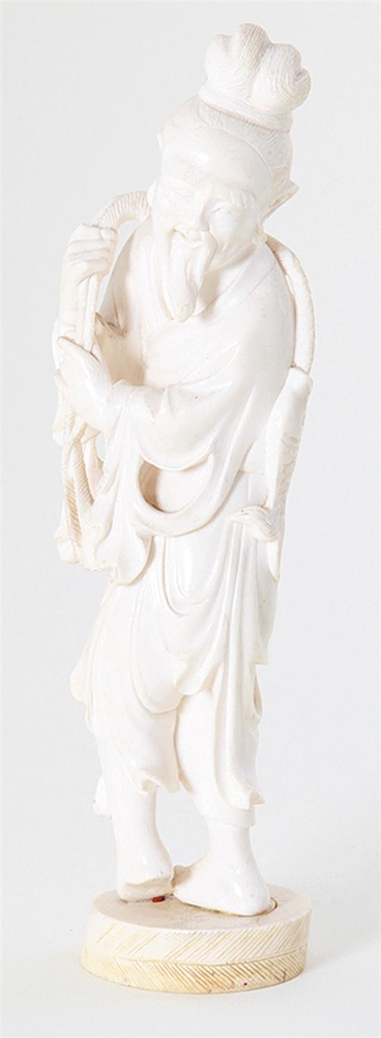 Japanese carved ivory okimono