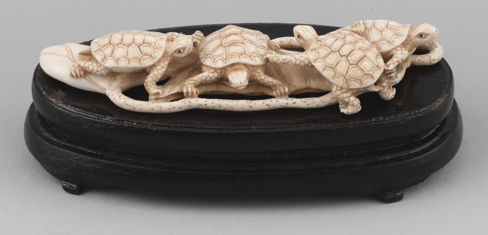 JAPANESE CARVED IVORY OKIMONO