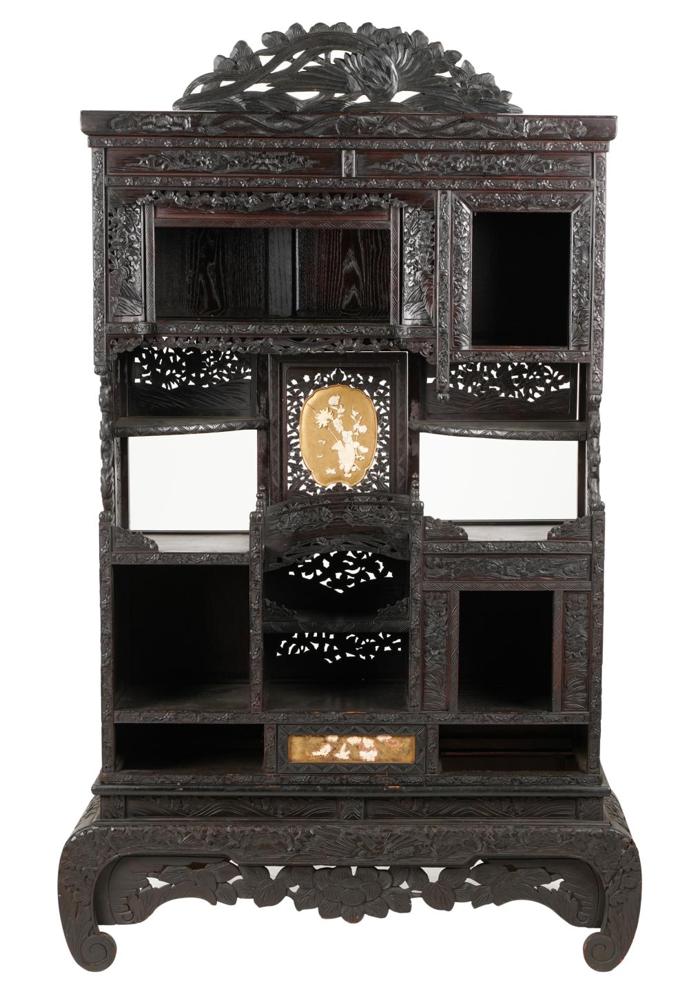 JAPANESE CARVED SHODANA