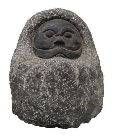 JAPANESE CARVED STONE DOSOJIN