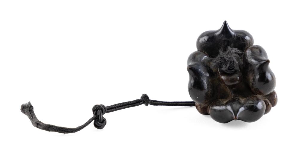JAPANESE CARVED WOOD NETSUKE 19TH