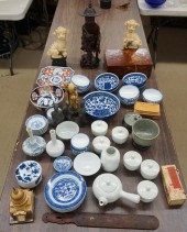 JAPANESE CARVED WOOD PAGE TURN