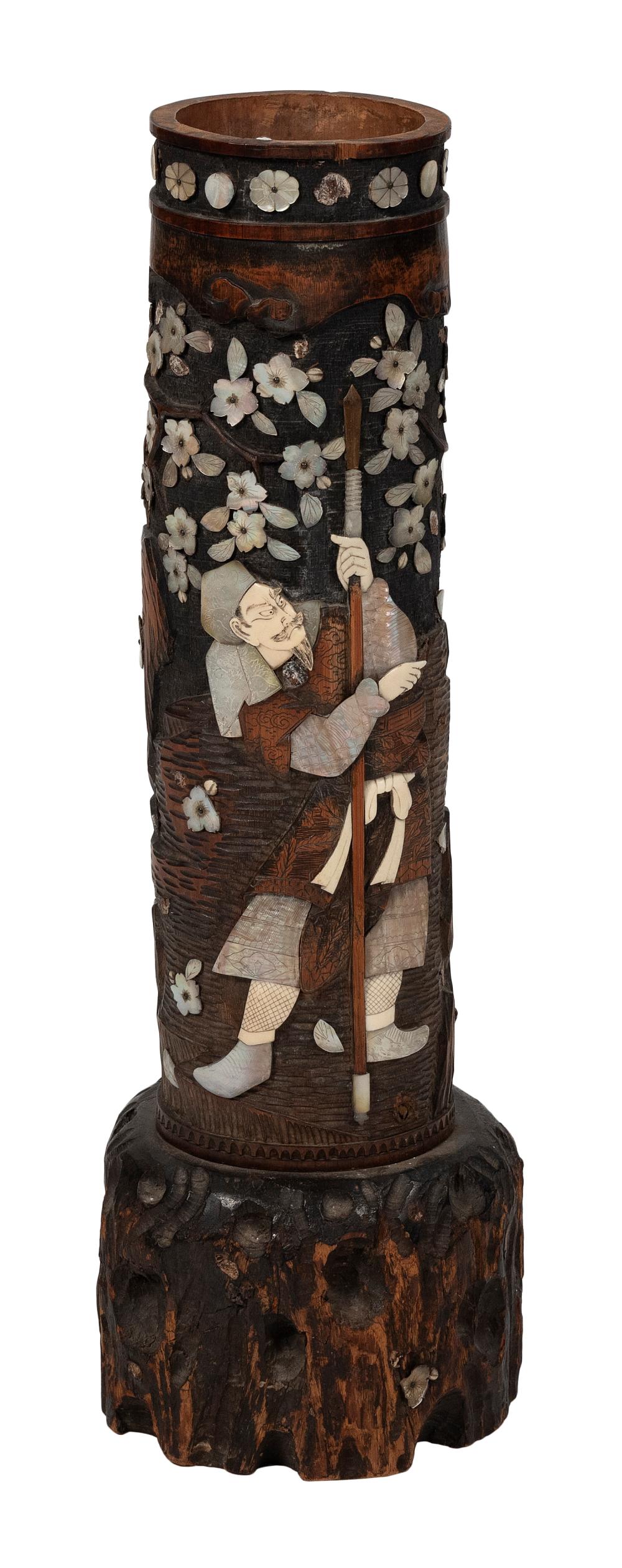 JAPANESE CARVED WOODEN